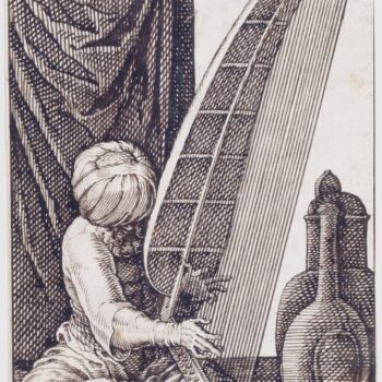 Lorch Melchior - Turk Playing a Harp
