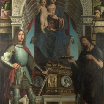 Lorenzo Costa and Gianfrancesco Maineri - The Virgin and Child with Saints