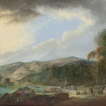 Luis Paret - View of El Arenal de Bilbao