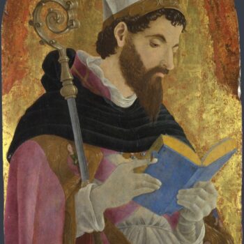 Marco Zoppo - A Bishop Saint, perhaps Saint Augustine