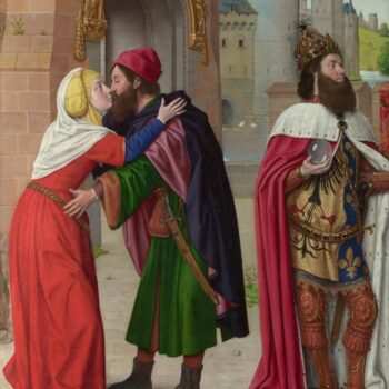 Master of Moulins (Jean Hey) - Charlemagne and the Meeting at the Golden Gate