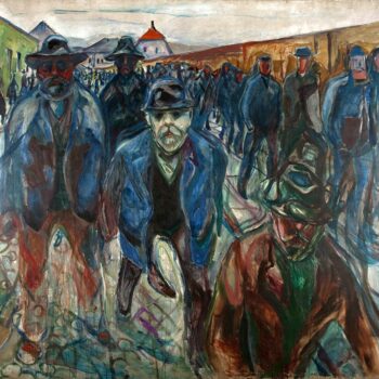 Munch - Workers on their way home