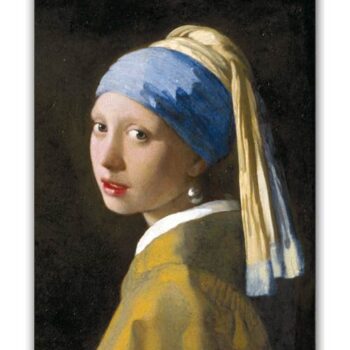 Posters W, Girl with a Pearl Earring, J. Vermeer