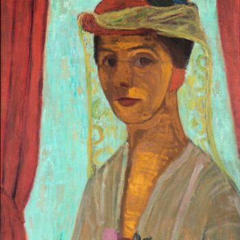 Paula Modersohn Becker - Self-portrait with hat and veil