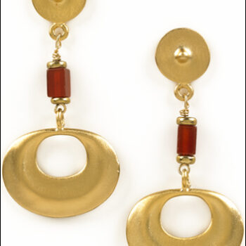 Pre Columbian Nose ornament earrings