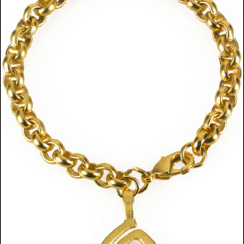 Pre Columbian Spiral charm bracelet