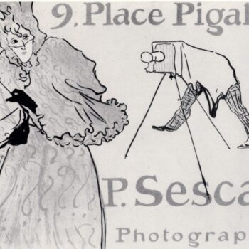 Photorapher Sescau by Toulouse-Lautrec