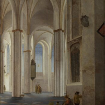 Pieter Saenredam - The Interior of the Buurkerk at Utrecht