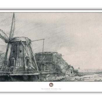 Poster, Rembrandt, The Windmill, 1641