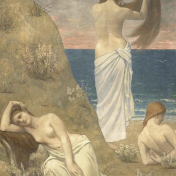 Puvis de Chavannes - Young girls by the seaside