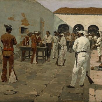 Remington - The Mier Expedition - The Drawing of the Black Bean
