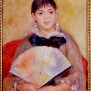 Renoir, Pierre-Auguste - Girl with a Fan