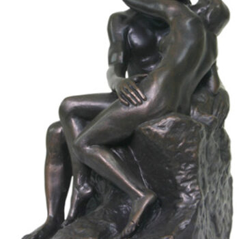 The Kiss by Rodin Bronze - Large