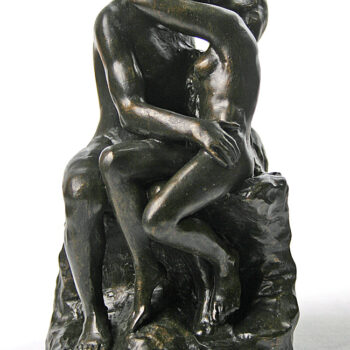 The Kiss by Rodin Bronze - Small