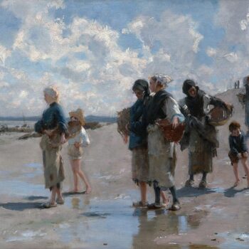 Sargent - Fishing for Oysters at Cancale