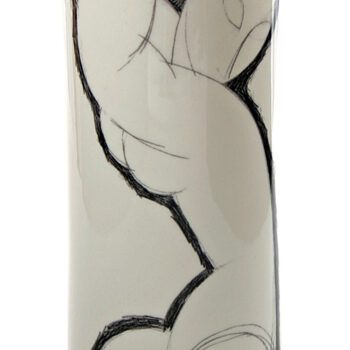 Cariatid Modern Art Vase by Modigliani