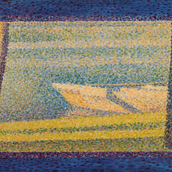 Seurat - Moored Boats and Trees