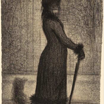 Seurat - Woman strolling