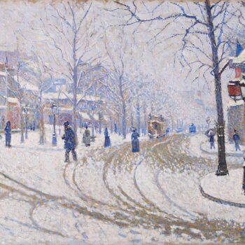 Signac - Snow, Boulevard de Clichy, Paris