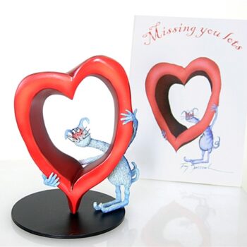 Missing You Lots Cat and Heart by Tony Fernandes, Parastone Collection