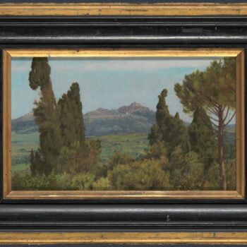 The View of Montecelio from the Villa d'Este, Tivoli - Matthew Ridley Corbet