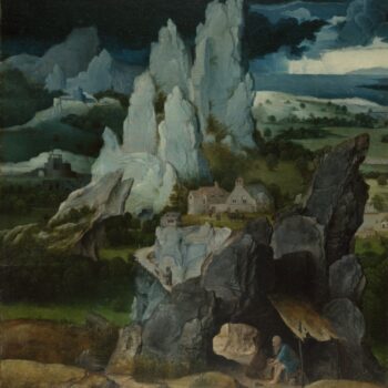 the Workshop of Joachim Patinir - Saint Jerome in a Rocky Landscape