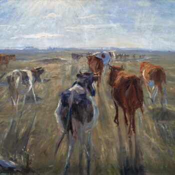 Theodor Philipsen - Long Shadows, Cattle on the Island of Saltholm