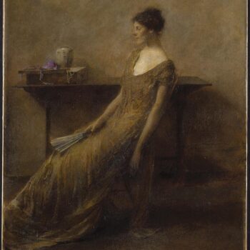 Thomas Dewing - Lady in Gold