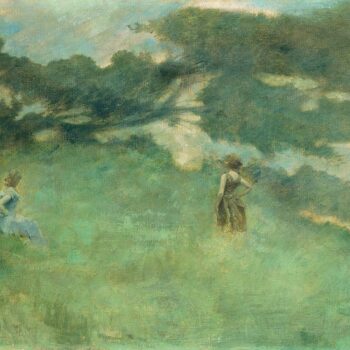 Thomas Dewing - The Hermit Thrush