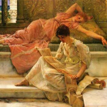 Alma-Tadema - a Favorite Poet