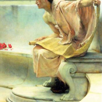 Alma-Tadema - a Reading of Homer, Detail [2]
