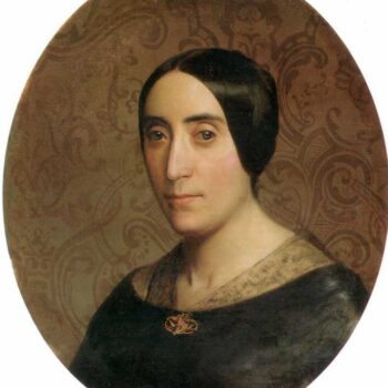 A Portrait of Amelina Dufaud Bouguereau 1850