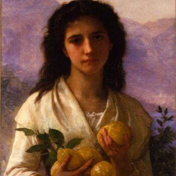 Bouguereau - Girl Holding Lemons