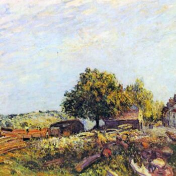 Saint-MammĚŁĺ¬S Morning by Sisley
