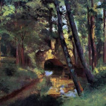 Small Bridge of Pontoise by Pissarro