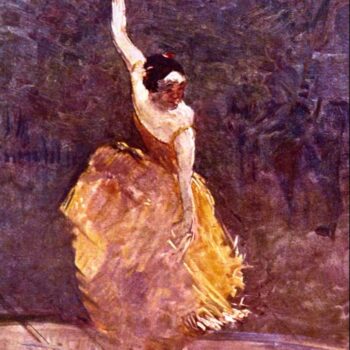 The Dancing Girl by Toulouse-Lautrec