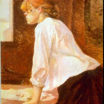 The Laundress by Toulouse-Lautrec