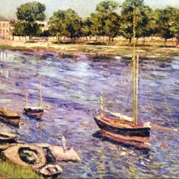 The Marne by Caillebotte