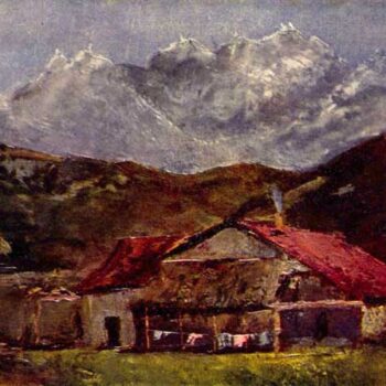 The Mountain Hut by Gustave Courbet