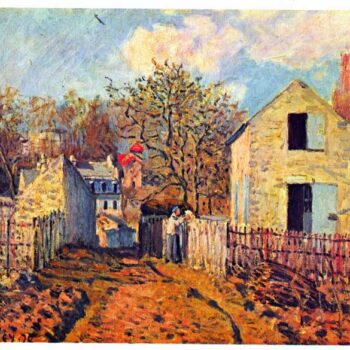 Village of Voisins (Now Part of Louveciennes) by Sisley