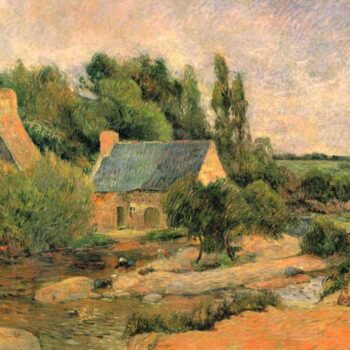Washerwomen at Pont-Aven by Gauguin