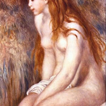 Young Girl Bathing by Renoir