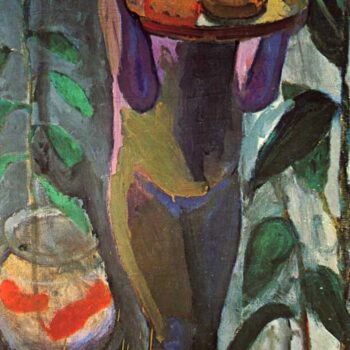 Child with Goldfish Glass by Paula Modersohn-Becker