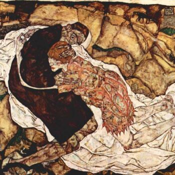 Death and The Woman by Schiele