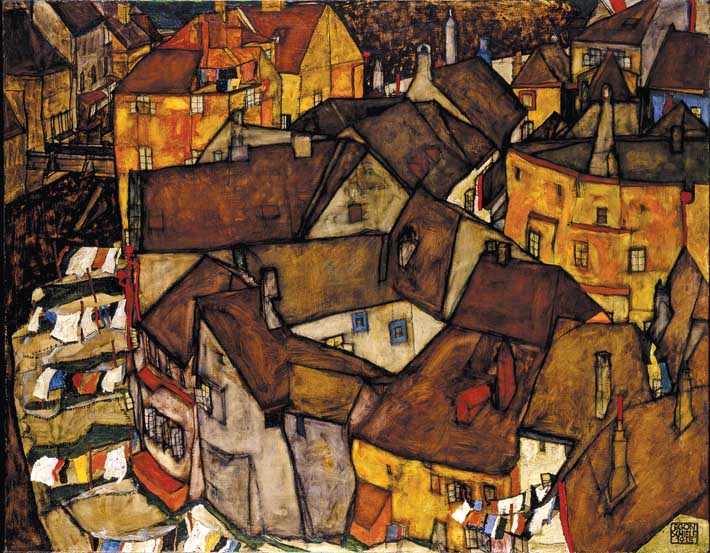 Egon Schiele - Crescent of Houses