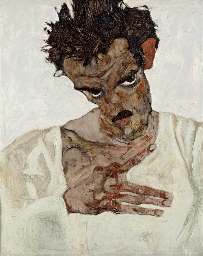 Egon Schiele - Self-Portrait