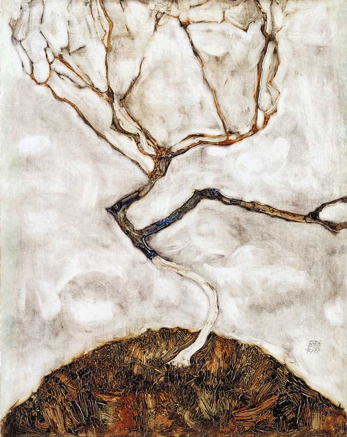 Egon Schiele - Small Tree in Late Autumn