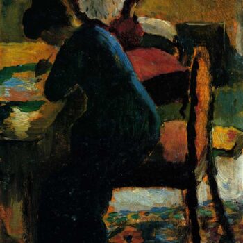 Elisabeth at The Desk by Macke