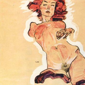 Female Act by Egon Schiele