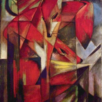 Foxes by Franz Marc